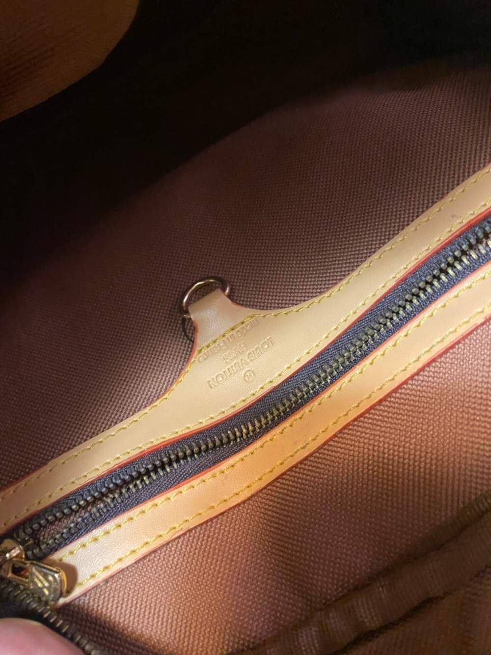 Classic Monogram Brown Satchel with Tan Handles - Picture 7 of 10